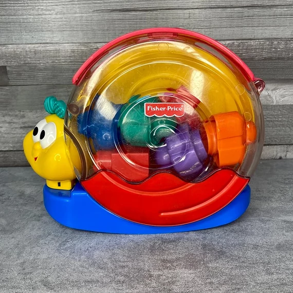 Fisher-Price formabedobó csiga logikai játék