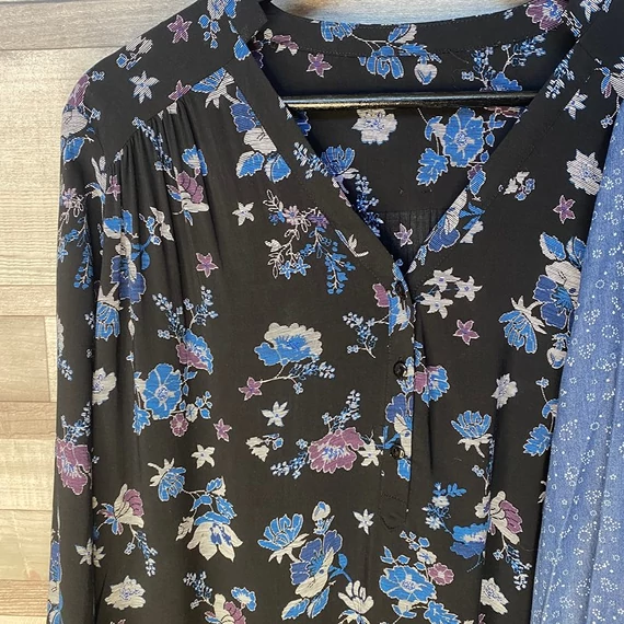 Tu farmering, S.Oliver virágmintás blúz szett UK 12