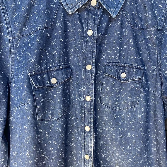 Tu farmering, S.Oliver virágmintás blúz szett UK 12