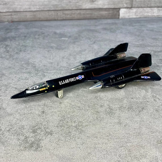 U.S.A. AIR FORCE SR 71 blackbird stratégiai repülő modell/játék