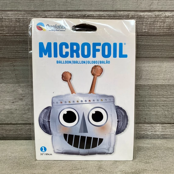 Qualatex Microfoil Balloon nagy robot lufi