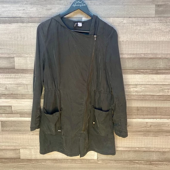 H&amp;M vékony fekete dzseki 36