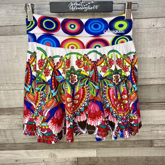 Desigual élénk mintás szoknya 146/152