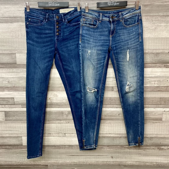 Zara, Esmara női skinny farmernadrág szett 36