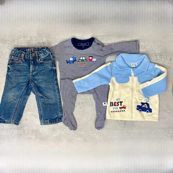 Hilfiger, Disney, Maine kisfiú szett 6-9 hónaposra