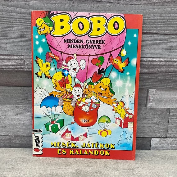 BOBO Minden Gyerek Mesekönvye: Mesék, Játékok és Kalandok retro képregény