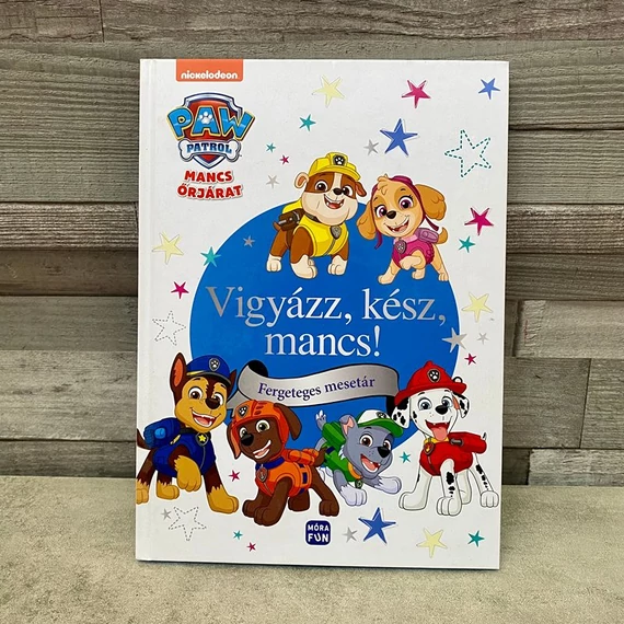 Nickelodeon: Mancs Őrjárat: Vigyázz, kész, mancs! Fergeteges mesegyár, mesekönyv