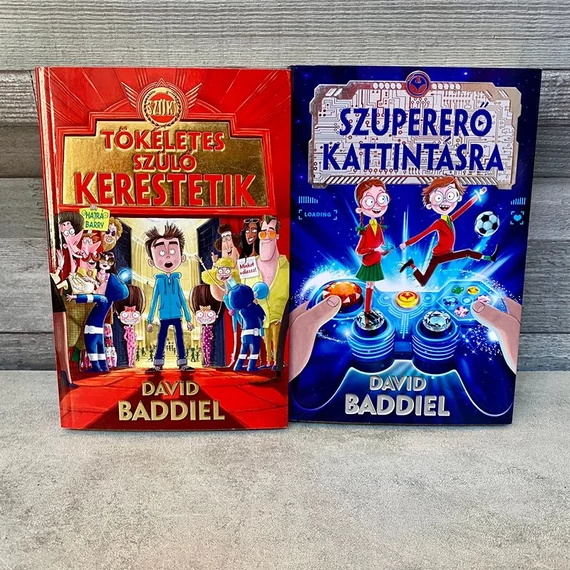 David Baddiel: Tökéletes szülő kerestetik; Szupererő kattintásra ifjúsági könyvcsomag
