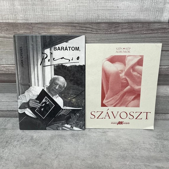 Juan Gyenes: Barátom, Picasso ; Szín, Kép Albumok: Szávoszt művészeti könyvcsomag