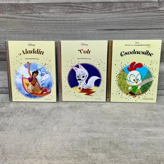 Disney Platina- és Aranygyűjtemény részek: Aladdin; Volt; Csodacsibe mesekönyv csomag