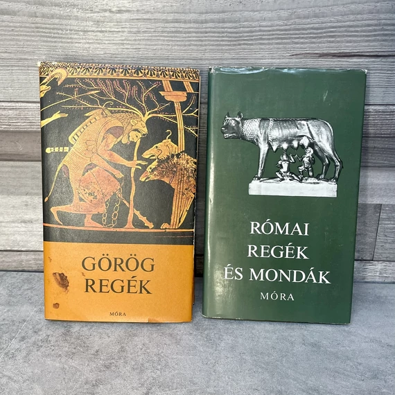 Móra Kiadó: Görög Regék; Római Regék és mondák retro könyvcsomag