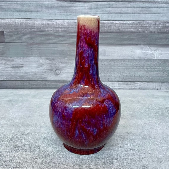 Flamble Bottle színes kerámia váza