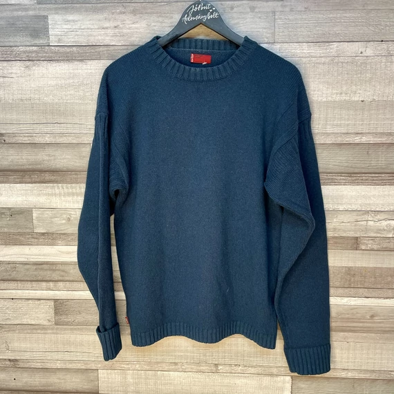 Levis kék kötött pulóver L-XL