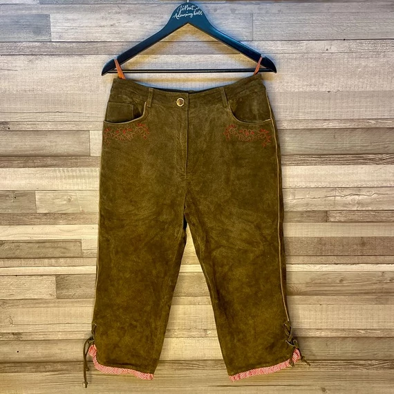 Landhause népies bőr nadrág 40-42