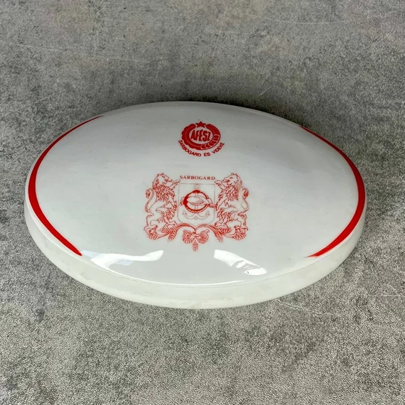 Hollóháza Hungary, Hollóházi Porcelán Sárbogárd ÁFÉSZ cukorka/ékszer tartó