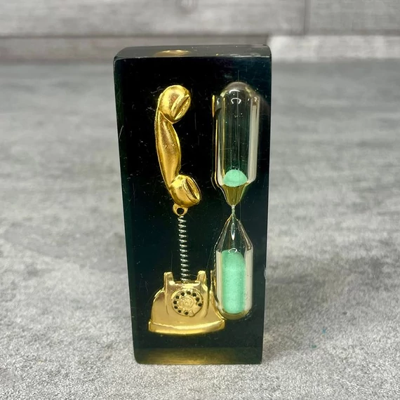 Vintage telefon homokóra