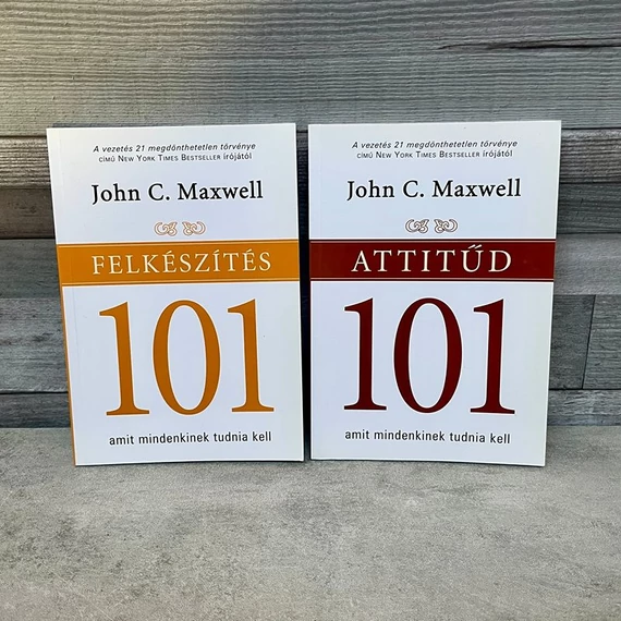 John. C. Maxwell: Felkészítés; Attitűd könyvcsomag