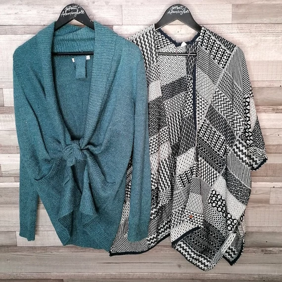 Esprit, Tu női lenge poncho jellegű kardigán szett M