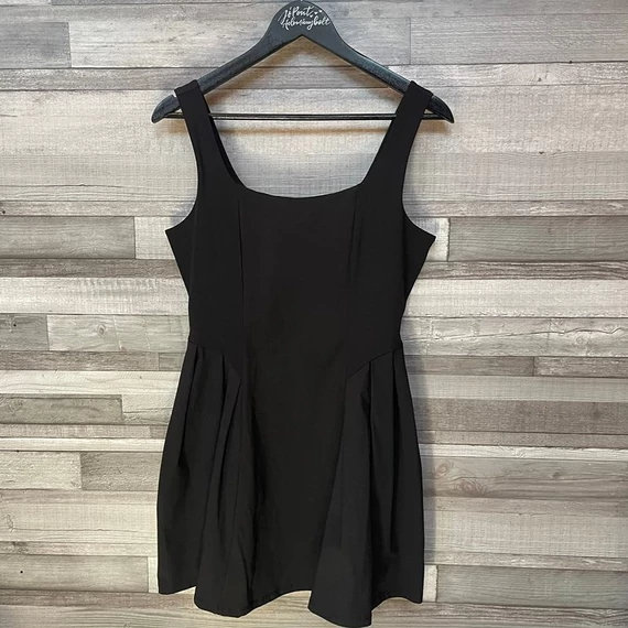 Reserved fekete mini ruha M