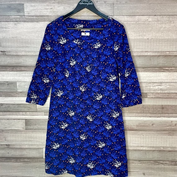 White Stuff kék mintás női ruha 40