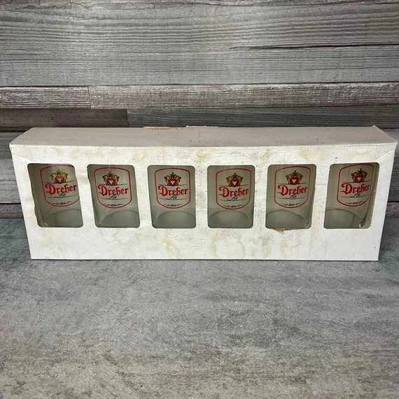 Retro Dreher sörös poharak