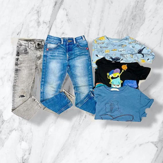 George, H&amp;M kisfiú ruha szett 110/116