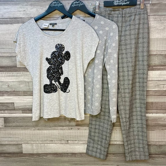Mango, Disney, New Look szürke női ruha szett XS-S