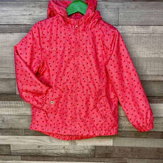 C&amp;A Palomino pink szivecskés átmeneti dzseki 116