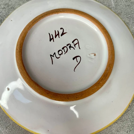 Modra D népies jellegű alátét csészével