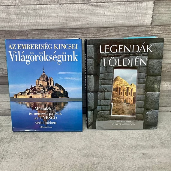 James Harpur, Jennifer Westwood: Legendák Földjén; Az emberiség kincsei: Világörökségünk ismeretterjesztő könyvcsomag