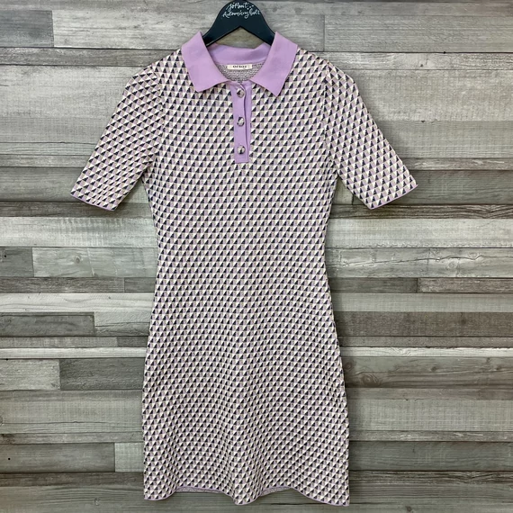 Orsay csillogós lilás-arany csinos női ruha 36