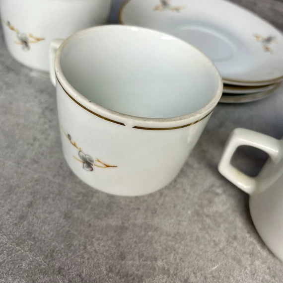 Bulgária porcelán kávés készlet
