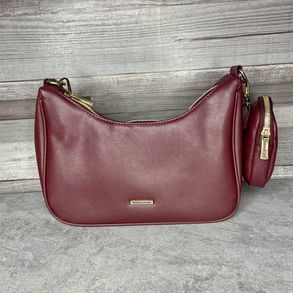 Manoukian bordó női táska