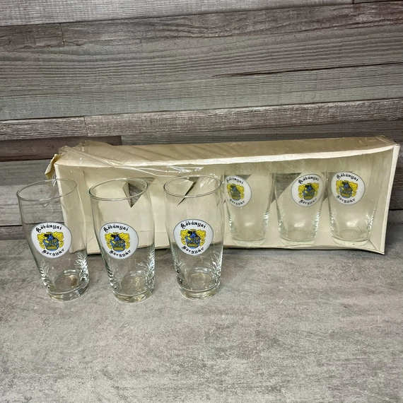 Kőbányai Sörgyár 6 db-s pohár szett