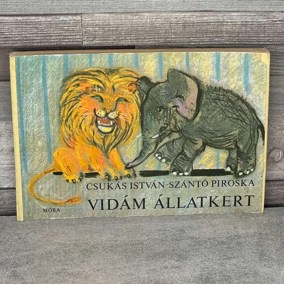 Csukás István, Szántó Piroska: Vidám állatkert retro mesekönyv