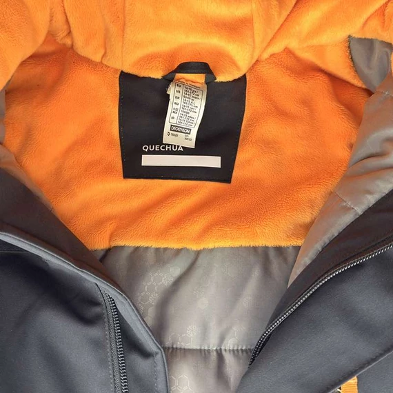 Decathlon Quechua fekete téli kabát 14-15 éves