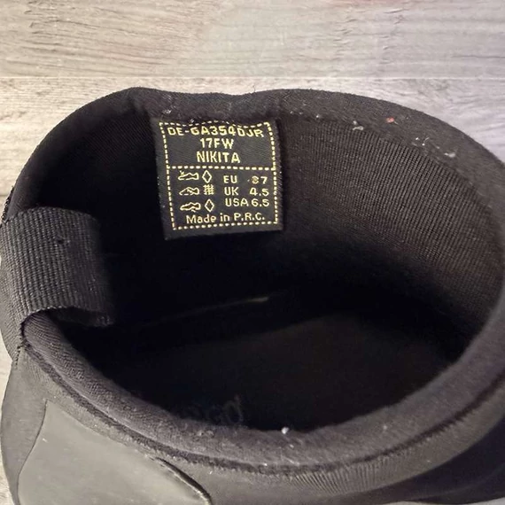 Devergo fekete női bokacsizma 37