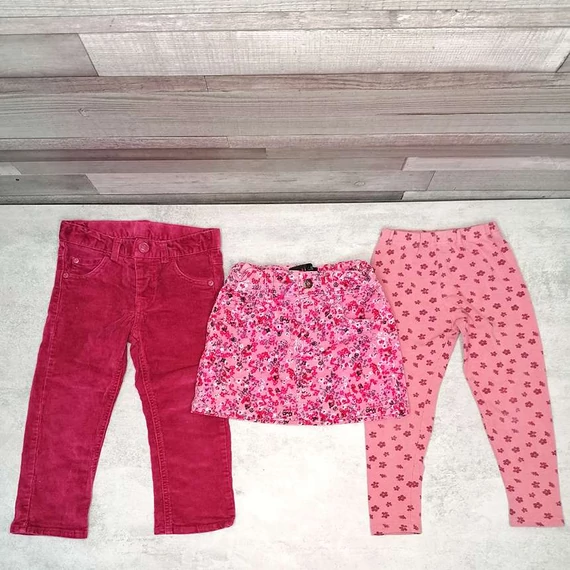 Tchibo, Primark kordbársony kislány nadrág szoknya szett 98-104