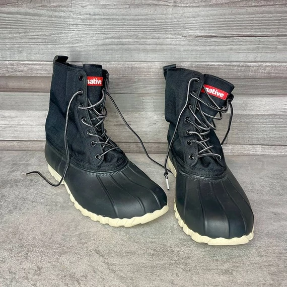 Native fekete fűzős bakancs 41