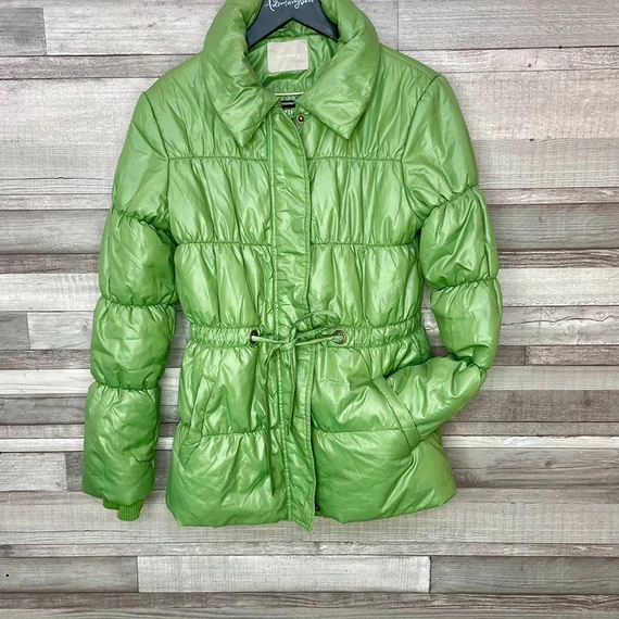 Orsay zöld karcsúsított átmeneti női kabát 36