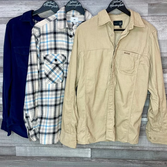 H&amp;M, Gas, Soul Cal&amp;Co vastag férfi ing szett S-M