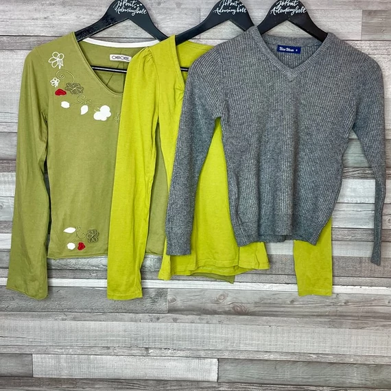 Cherokee, Laura, Nice wear zöld-szürke felső szett UK 8