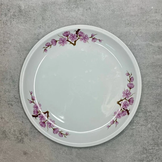 Alföldi barackvirág mintás porcelán nagy tányér