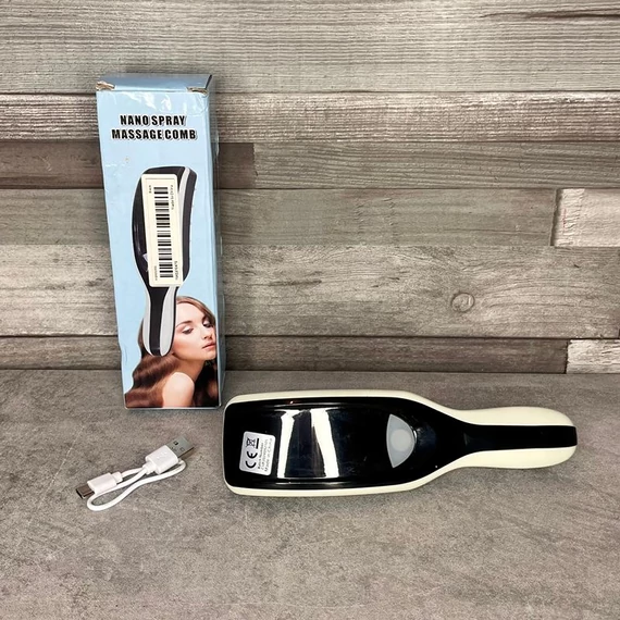 Nano Spray Massage Comb olajos fejmasszázs fésű