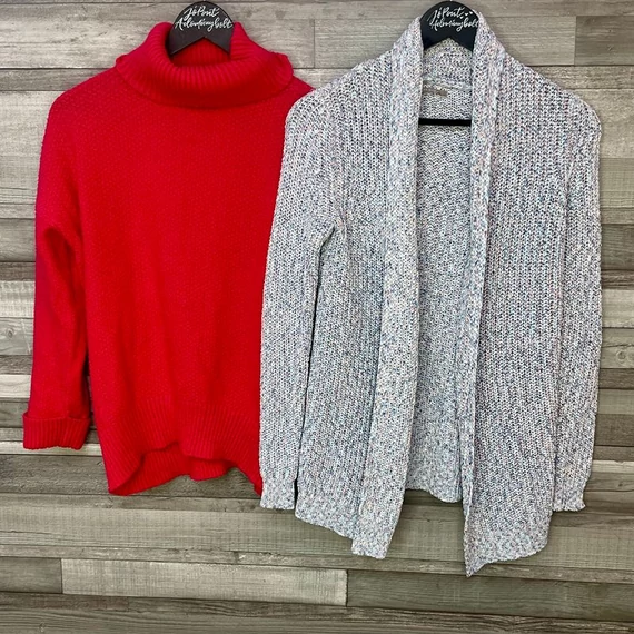 Orsay, Oasis pink-lila pulóver, kardigán szett XS-S