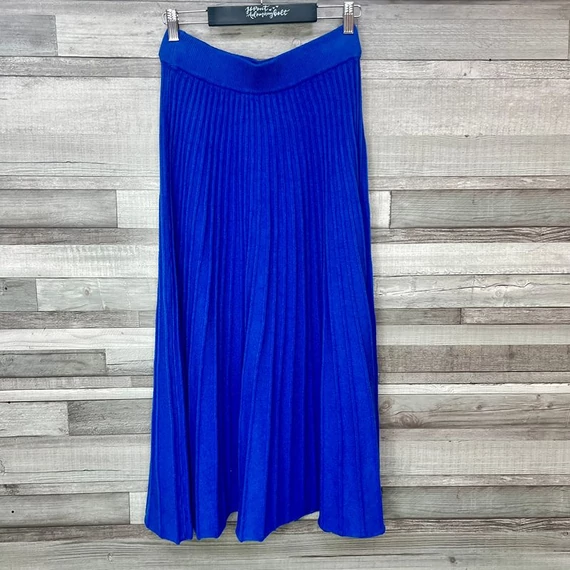 DeePink királykék kötött midi szoknya 38-40