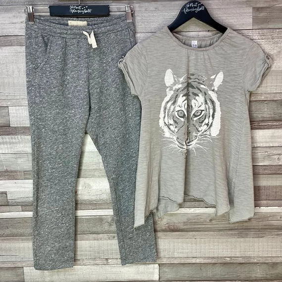 Zara Kids szürke kislány szett 11-12 év