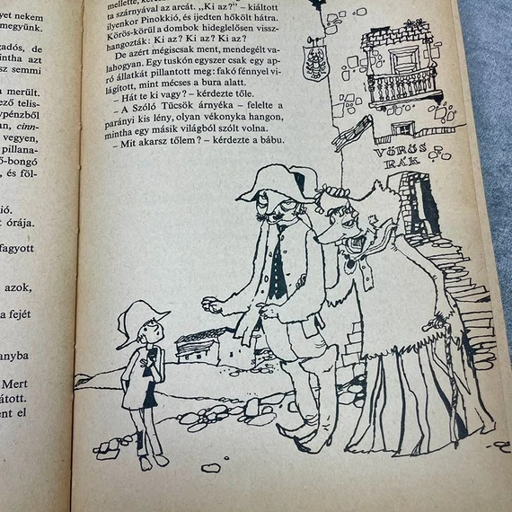 H.C. Andersen: A Szerencsetündér Sárcipője; Carlo Collodi: Pinokkió Kalandjai retro mesekönyv csomag