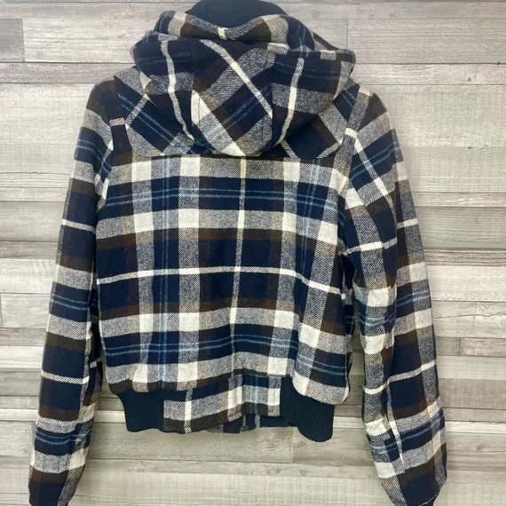 Takko Colours sötétkék kockás kabát 38-40