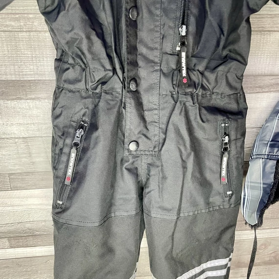 Snowtex fekete gyerek síoverál sapkával 74/80 